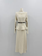 Knitted Top and Skirt SET