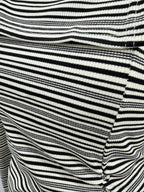 Stripe One-Off Shoulder Top