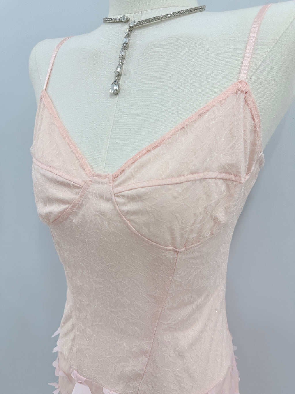Pink Butterfly Singlet Dress