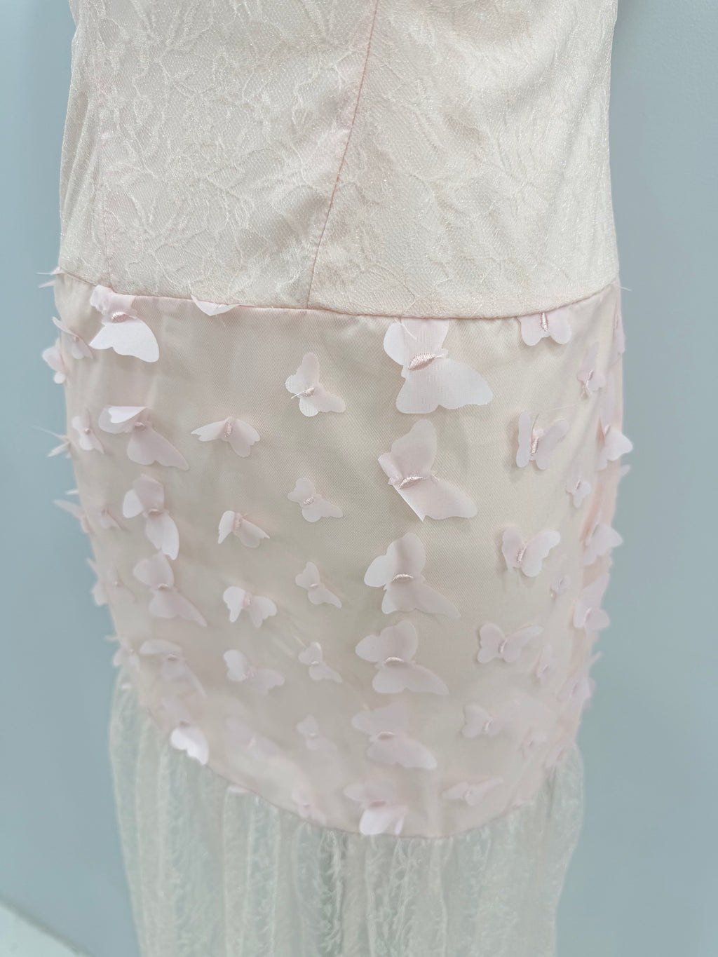 Pink Butterfly Singlet Dress